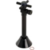 image:imageKingston Brass CC83200DX Concord Matte Black Angle ShutOff Valve 12in Sweat  38in Compression with 5in Extension